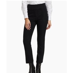 Veronica Beard Jupiter Cotton-Blend Minimalist Cropped Pants